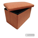 Puff Silla Cubo Organizador Plegable