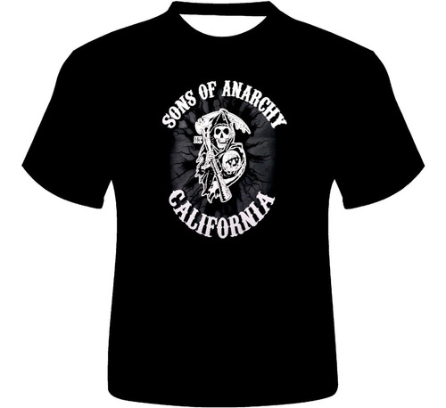 Camiseta Camisa Sons Of Anarchy California Black Friday
