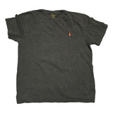 Playera Ralph Lauren Chico S Verde Pony Naranja