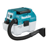 Aspiradora Inalámbrica Trineo Makita Dvc750lz 7.5l  Turquesa 