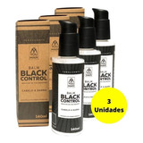 Óleo Para Barba Youman Kit 3x Balm Escurecedor Barba E Cabelo Black Control You Man