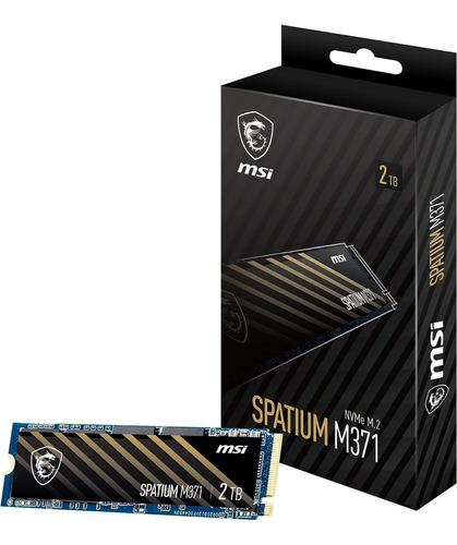 Ssd Msi Spatium M371 Nvme M.2 2tb Pcie Gen3 Nvme 3d