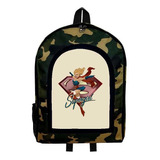 Mochila Camuflada Super Chica Nueva Colección Modelo 21