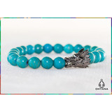 Pulsera De Turquesa Dragón De Abundancia