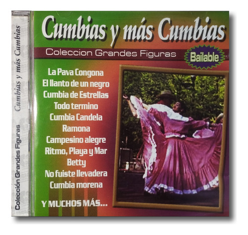 Cumbias Y Mas Cumbias - Colección Grandes Figuras - Cd