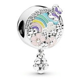 Pandora Charm Colgante Arcoíris Y Flor Original !!!