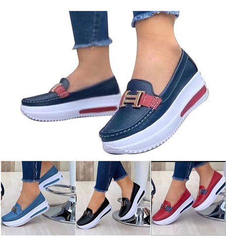 Zapatos Casuales De Plataforma For Caminar For Mujer