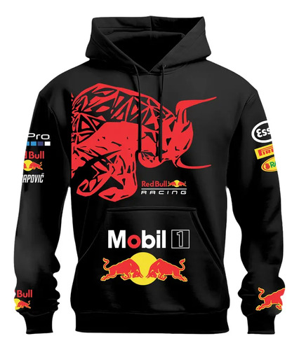 Sudadera Hoodie De Formula Escuderia Red-bul Raicing 1