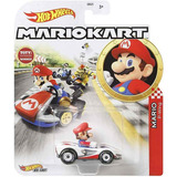  Hotwheels Mariokart Mario P-wing Color Rojo