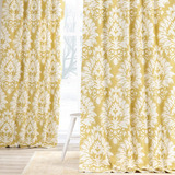 Prtwd46a96 Printed Cotton Twill Curtain 1 Panel  50 X 9...