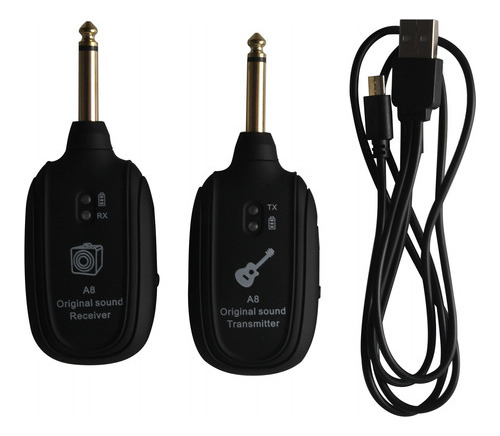 Sistema Inalámbrico De Guitarra Uhf Transmisor Receptor Inco