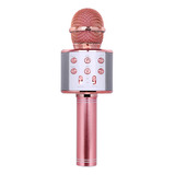Micrófono Multifunción Ktv Singing Player Gold Micrófono