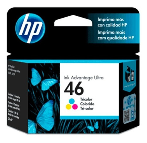 Cartridge Tinta hp 46 Tricolor 750 Pag. 2529/4729 14ml Tinta