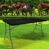 Mesa Linium Plegable Tipo Portafolio 2.40m Color Negro