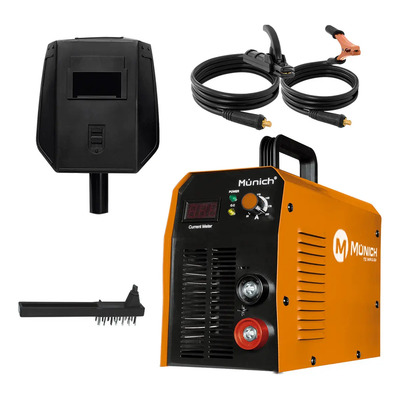 Soldadora inverter Múnich MI-200 color naranja\u002Fnegro | Meses sin interés
