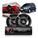 Central Pioneer Player Fiat Idea Bluetooth Camera Re Moldura