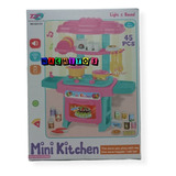 Mini Cocina Para Niñas Con Utensilios Luz Y Sonido. Minikitc