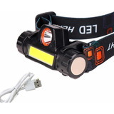 Linterna Frontal Led Magnética Usb Recargable