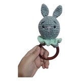 Sonajero Conejo Amigurumi Tejido A Crochet Muñecos 
