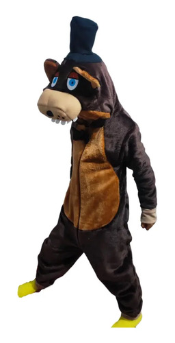 Pijama Mameluco Fredy Infantil Kigurumi Oso