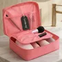 Neceser organizador de viaje Coral Lookmy | necessaire porta maquillaje | bolso neceser impermeable lavable ideal valija, maleta y gym | porta cosméticos mujer hombre compacto, liviano, resistente | MercadoLibre