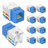 Conectores Keystone Rj45 Cat6 Vcelink Paquete De 10 Conec...