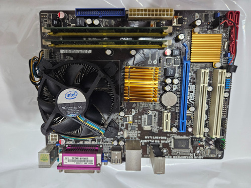 E- Motherboard Asus P5qpl-am - De Regalo Memoria Y Micro