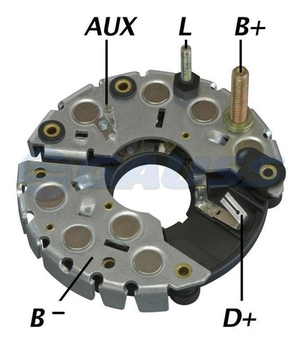 Plaqueta Alternador Ford - Bmw - M.benz / Santana Foto 3