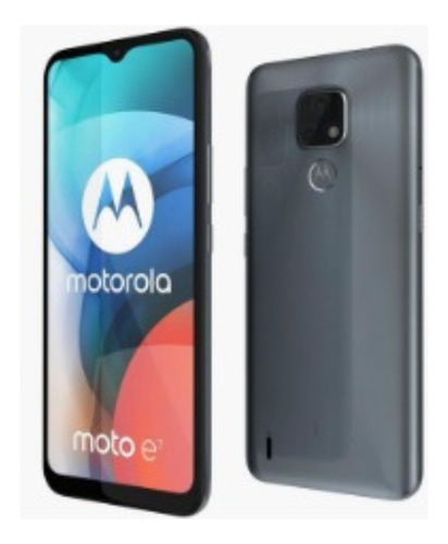 Smartphone Motorola Moto E7 Tela 6.5 64gb 4gb Ram Cinza