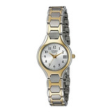 Reloj De Dos Tonos Citizen Para Mujer Con Fecha Eu225451a