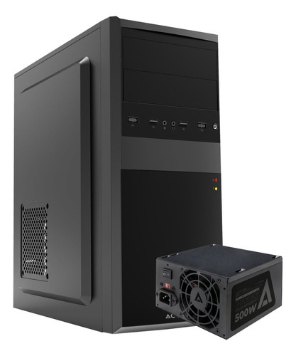 Gabinete Acteck Kiruna Ii Gm420 Midi-tower Usb 2 Fuente 500w