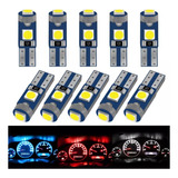 10 Focos Led T5 2721 W3w W1.2w Pellizco Tablero De Mandos