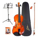 Violino 1/2 Pro Fire Zelmer Zlm12nv + Estante Partitura 