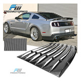 Fits 05-14 Ford Mustang Rear Window Louvers Carbon Fiber Zzg