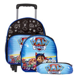 Mochila Masculina Infantil Rodinha Patrulha Canina Creche