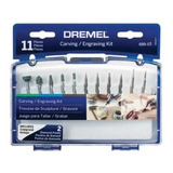 Kit Para Gravação Com 11 Peças Referência 689-01 Dremel