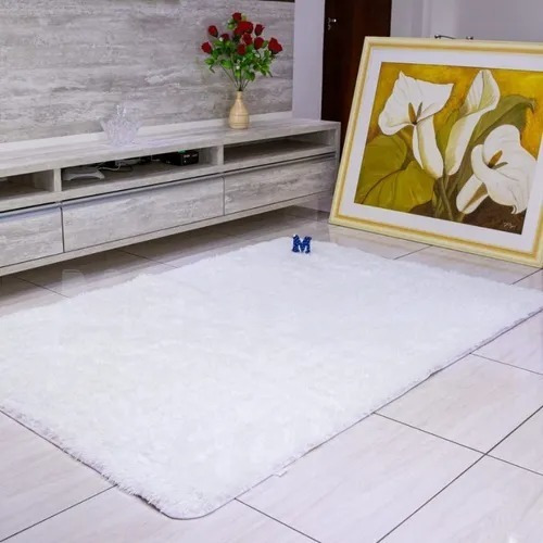 Oferta Tapete Peludo 4x3m Decoração Sala Quarto Promoção