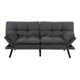 Futon Sofa Cama Gris/ Elegante/ Envio Gratis Santiago