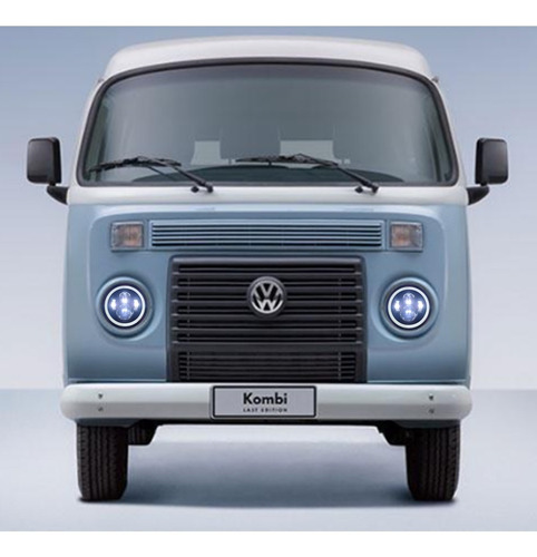 Faros Led Volkswagen Combi Aro Luminoso Completo 7pLG