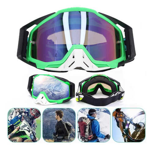 Antiparras Motocross Gafas Para Enduro Mtb Bicicleta Esquí