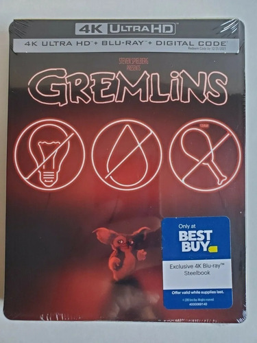 Gremlins: Limited Edition Steelbook 4k Ultra Hd Best Buy