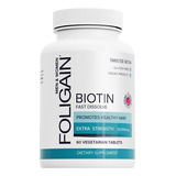 Foligain Biotina Rápida Disolución 10,000mcg 60 Tabletas 