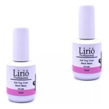 Kit C 2 Top Coat Lirió Led/uv Seca Na Cabine Lançamento