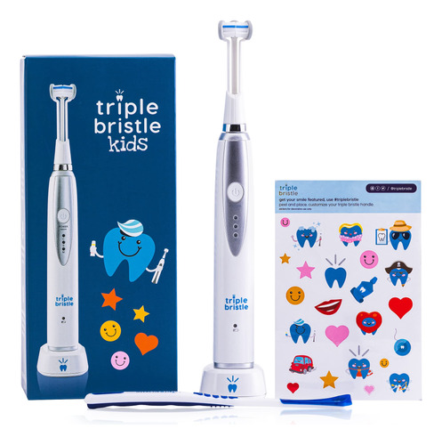 Cepillo De Dientes Snico De Triple Cerda Para Nios, Dientes