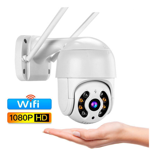 Camera Ip Speed Dome Icse Wifi Externa Prova/agua Ptz