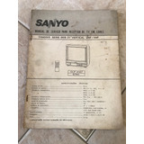 Manual Serviço Sanyo Televisor Em Cores Clp 2127 D7rc M030