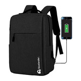 Mochila Antirrobo Laptop Impermeable Con Puerto Usb Escolar 