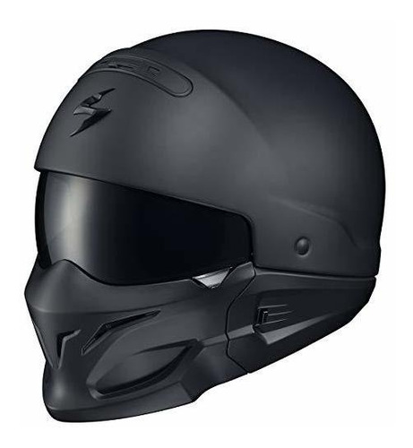 Casco Scorpionexo Covert Neg. Mate Xs Adulto.