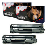 Kit 2pzs Toner Compatible Con 85a - 35a - 36a