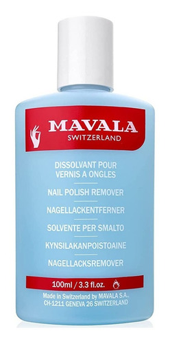 Mavala Nail Polish Remover Blue - 100ml